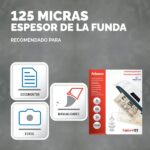 Fellowes Imagelast Pack de 500 Fundas para Plastificar - Formato A4 - Efecto Brillo - 125 micras - Flechas Indicadoras de Direccion - Transparente - immagine 3
