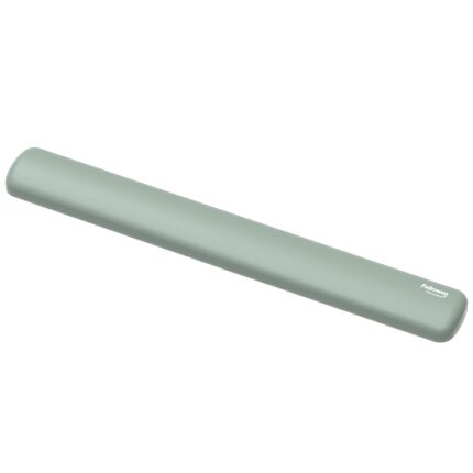 Fellowes Breyta Reposamuñecas para Teclado - Proteccion Antibacteriana Microban - Revestimiento Antipolvo - Tacto Suave - Soporte Ergonomico - Alivio del Dolor - 47x6x1.75cm - Color Verde Salvia