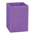 Apli Nordik Expositor de 12 Portalapices Silicona con Purpurina Cuadrados - Medidas 70x70x95mm - Colores Glitter Surtidos - immagine 2