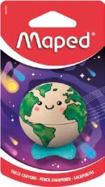 Maped Planetas Sacapuntas Metalico 1 Orificio con Deposito - Divertidos Diseños de Planetas - Coleccionables - immagine 5