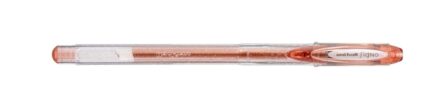 Uni-ball Signo Sparkling UM-120SP Roller de Tinta Gel - Punta de Bola 1mm - Tinta Pigmentada Resistente al Agua y Luz - Efecto Purpurina - Color Coral