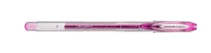 Uni-ball Signo Sparkling UM-120SP Roller de Tinta Gel - Punta de Bola 1mm - Tinta Pigmentada Resistente al Agua y Luz - Efecto Purpurina - Color Violeta Parma