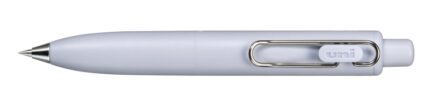 Uni-ball One P Boligrafo Retractil con Punta Fina 0.5mm - Agarre Suave y Comodo - Tinta Color Negro - Cuerpo de Color Azul Soda