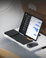 ProtoArc XKM01 Combo Teclado Portatil Plegable en Triptico + Raton - Bluetooth - Teclado Numerico - Conexion de hasta 3 Dispositivos - Color Negro - immagine 2
