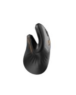 ProtoArc EM11 NL Raton Vertical Ergonomico Inalambrico - 2400 dpi -  Bluetooth + 2.4Ghz - Bateria Recargable - Multidispositivo - Color Negro y Naranja