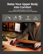 ProtoArc EM11 NL Raton Vertical Ergonomico Inalambrico - 2400 dpi -  Bluetooth + 2.4Ghz - Bateria Recargable - Multidispositivo - Color Negro y Dorado - immagine 4
