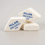 Milan 230 Goma de Borrar Romboide - Miga de Pan - Suave Caucho Sintetico - Color Blanco - immagine 2