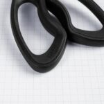 Milan Shadow Tijeras de Oficina de 20cm - Mango Ergonomico - Hoja de Acero Inoxidable - Color Negro - immagine 3