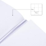 Milan Shadow Libreta Encolada Formato A4 Cuadricula 5x5mm - 48 Hojas de 95 gr/m2 Microperforadas - Color Negro - immagine 3