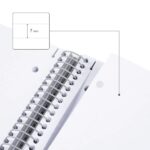 Milan Shadow Cuaderno Espiral Formato A4 Pautado 1 Linea - 80 Hojas de 95 gr/m2 Microperforadas y con 4 Taladros - Tapa Dura - Color Gris - immagine 3