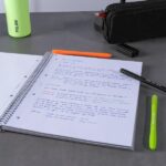 Milan Shadow Cuaderno Espiral Formato A4 Pautado 1 Linea - 80 Hojas de 95 gr/m2 Microperforadas y con 4 Taladros - Tapa Dura - Color Gris - immagine 4