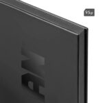 Milan Shadow Cuaderno Espiral Formato A4 Pautado 1 Linea - 80 Hojas de 95 gr/m2 Microperforadas y con 4 Taladros - Tapa Dura - Color Negro - immagine 2