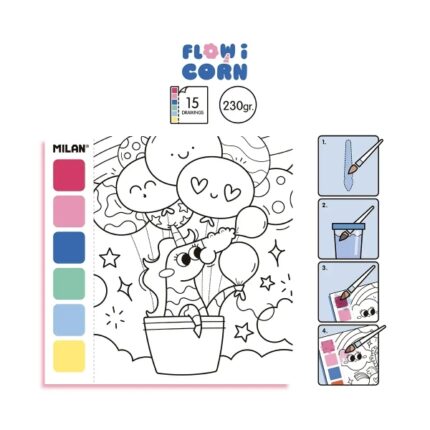 Flores y Corazones - 16 Paginas con Dibujos -