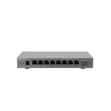 Ruijie RG-EG209GS Router de Sobremesa - 9 Puertos - Ethernet - SFP - Velocidad hasta 600Mbps - Capacidad hasta 200 Usuarios - Gestion en la Nube - Color Gris