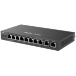 Ruijie RG-EG210G-P-V3 Router Gestionado - 10 Puertos - 8x PoE 110W - Soporta hasta 4 Enlaces WAN - 600Mbps - Capacidad hasta 200 Usuarios - Gestion en la Nube - Color Gris Oscuro - immagine 3