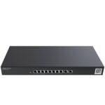 Ruijie RG-EG310GH-E Router - Montaje en Rack 1U - 10 Puertos - Velocidad hasta 1.5Gbps - Capacidad hasta 300 Usuarios - Gestion en la Nube - Color Negro