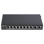 Ruijie RG-EG310GH-P-E Router de Sobremesa - 10 Puertos - 8x PoE+ 110W - 1.5Gbps - Capacidad hasta 300 Usuarios - Gestion en la Nube - Color Negro