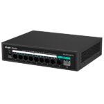 Ruijie RG-ES110GS-P-L Switch - 8 Puertos Ethernet hasta 1Gbps - Puerto Ethernet Uplink - Puerto SFP Uplink - PoE/PoE+ hasta 120W - Carcasa de Acero - Color Negro - immagine 2