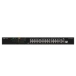 Ruijie RG-ES126FGS-LP Switch - 24 Puertos Ethernet hasta 100Mbps - 1X Uplink hasta 1Gbps - 1X Rj45/SFP Combo hasta 1Gbps - PoE/PoE+ hasta 180W - Carcasa de Acero - Color Negro - immagine 2