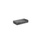 Ruijie RG-ES205GC-P Switch de Sobremesa - 5 Puertos - Velocidad hasta 1Gbps - PoE hasta 54W - Carcasa de Acero - Gestion Inteligente - Color Negro - immagine 2