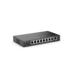 Ruijie RG-ES209GC-P Switch de Sobremesa - 9 Puertos - Velocidad hasta 1Gbps - PoE/PoE+ hasta 120W - Carcasa de Acero - Gestion Inteligente - Color Negro - immagine 2