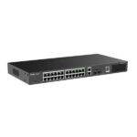 Ruijie RG-ES228GS-P Switch de Sobremesa - 26 Puertos Ethernet hasta 1Gbps - 2x SFP 1Gbps - PoE/PoE+ hasta 370W - Carcasa de Acero - Gestion Inteligente - Color Negro - immagine 2