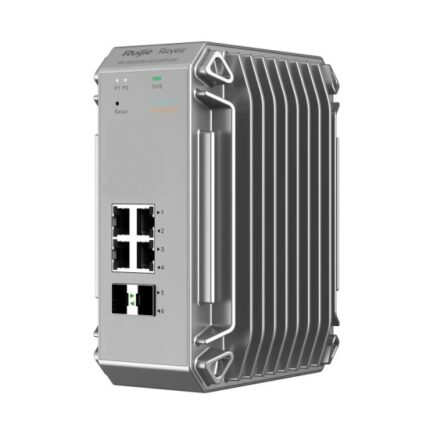 Ruijie RG-NIS3100-4GT2SFP-HP Switch Gestionado en Capa 2 - 4 Puertos Ethernet hasta 1Gbps - 2x SFP 1Gbps - PoE/PoE+ hasta 120W - Color Gris