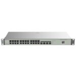 Ruijie RG-NBS3100-24GT4SFP-V2 Switch Gestionado - Montaje en Rack 1U - 24 Puertos Ethernet hasta 1Gbps - 4x SFP hasta 1Gbps - Color Acero