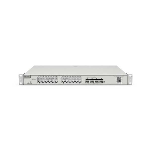 Ruijie RG-NBS3200-24GT4XS Switch Gestionado en Capa 2 - Montaje en Rack 1U - 24 Puertos Ethernet hasta 1Gbps - 4x SFP+ hasta 10Gbps - Color Acero Ruijie RG-NBS3200-24GT4XS Switch Gestionado en Capa 2 - Montaje en Rack 1U - 24 Puertos Ethernet hasta 1Gbps - 4x SFP+ hasta 10Gbps - Color Acero