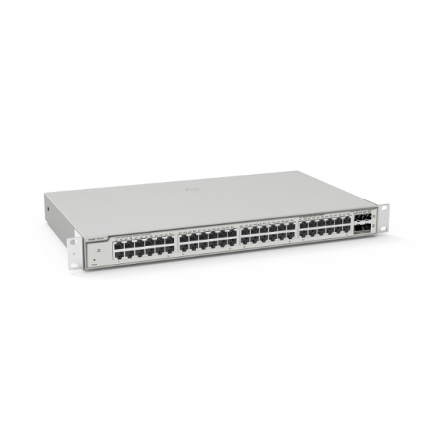 Ruijie RG-NBS5100-48GT4SFP Switch Gestionado en Capa 2+ - Montaje en Rack 1U - 48 Puertos Ethernet hasta 1Gbps - 4x SFP hasta 1Gbps - Color Acero