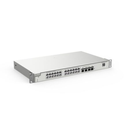 Ruijie RG-NBS5200-24GT4XS Switch Gestionado en Capa 2+ - Montaje en Rack 1U - 24 Puertos Ethernet hasta 1Gbps - 4x SFP+ hasta 10Gbps - Enrutamiento Estatico - Carcasa de Acero - Color Acero