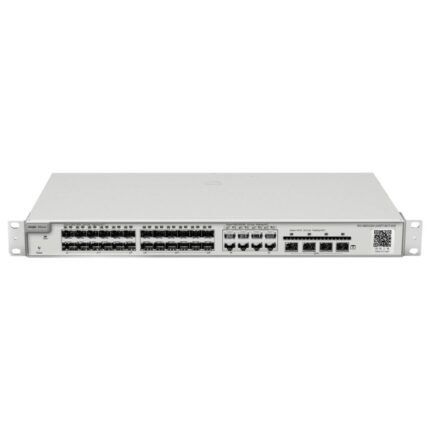Ruijie RG-NBS5200-24SFP/8GT4XS Switch Gestionado - Montaje en Rack 1U - 8 Puertos Ethernet hasta 1Gbps - 24x SFP hasta 1Gbps - 4x SFP+ hasta 10Gbps - Carcasa de Acero - Color Acero