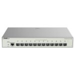 Ruijie RG-NBS5500-12XS Switch Gestionado en Capa 3 - Puerto Mgmt 100Mbps - 12x SFP+ hasta 10Gbps - Fuente de Alimentacion Fija - Color Acero