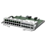 Ruijie M6000-16GT8SFP2XS Tarjeta Switch de Expansion Mixta para Chasis - 16 Puertos Ethernet hasta 1Gbps - 8x SFP hasta 1Gbps - 2x SFP+ hasta 10Gbps - Color Acero