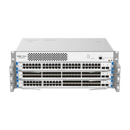 Ruijie RG-NBS7003 Switch con 3 Modulos - Montaje en Rack 4U - 2 Ranuras de Alimentacion - Modulo Ventilador Ampliable - Color Acero