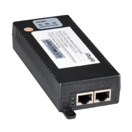 Ruijie RG-E-130(GE) Inyector PoE/PoE+ - 1 Puerto - Velocidad hasta 1Gbps - Color Negro
