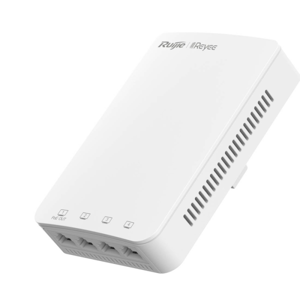 Ruijie RG-RAP1200(P) Punto de Acceso de Doble Banda - Rack 1U - 1.3Gbps - 4x RJ45 - WiFi 5 AC1300 - Ethernet - Antenas Internas - Color Blanco Ruijie RG-RAP1200(P) Punto de Acceso de Doble Banda - Rack 1U - 1.3Gbps - 4x RJ45 - WiFi 5 AC1300 - Ethernet - Antenas Internas - Color Blanco