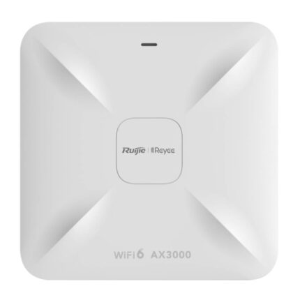 Ruijie RG-RAP2260 Punto de Acceso de Doble Banda - Montaje en Techo - PoE - WiFi 6 AX3000 - 3Gbps - Gestion con App - Antenas Integradas Ethernet - Color Blanco