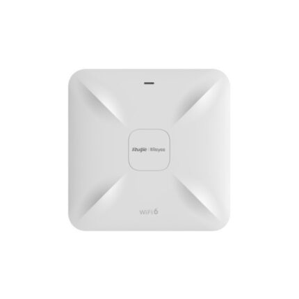 Ruijie RG-RAP2260(E) Punto de Acceso de Doble Banda - Montaje en Techo - PoE+ - 3.2Gbps - WiFi 6 AX3200 - Antenas Internas Omnidireccionales Ethernet - Color Blanco