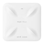 Ruijie RG-RAP2260(H) Punto de Acceso de Doble Banda - Montaje en Techo - PoE - 6Gbps - WiFi 6 AX6000 - 2x RJ45 LAN 2.5Gbps - Antenas Integradas Gestion con App - Color Blanco
