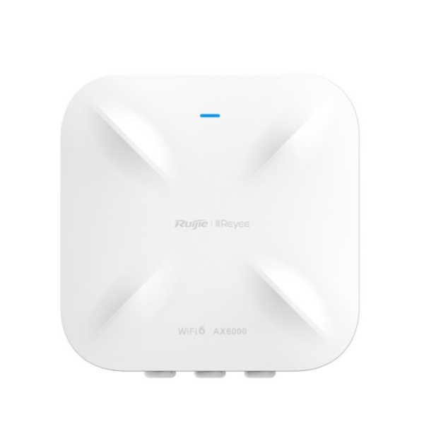 Ruijie RG-RAP6260(H) Punto de Acceso para Exterior - Doble Banda - IP68 - PoE - WiFi 6 AX6000 - 6Gbps - Gestion Cloud con App - Ethernet - Color Blanco Ruijie RG-RAP6260(H) Punto de Acceso para Exterior - Doble Banda - IP68 - PoE - WiFi 6 AX6000 - 6Gbps - Gestion Cloud con App - Ethernet - Color Blanco