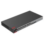 Ruijie RG-S2915-24GT4MS-P-L Switch con Auto-Negociacion - 24 Puertos Ethernet hasta 1Gbps - 4x SFP hasta 2.5Gbps - PoE/PoE+ hasta 370W - Fuente de Alimentacion Fija - Color Negro y Gris - immagine 4