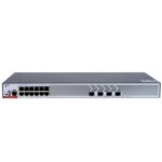 Ruijie RG-CS83-12GT4XS-P Switch - 12 Puertos Ethernet hasta 1Gbps - 4x SFP+ hasta 10Gbps - PoE/PoE+ hasta 370W - Fuente de Alimentacion Fija - Color Negro y Gris