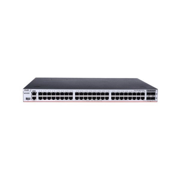 Ruijie RG-CS85-48GT4XS-D Switch Modular - 48 Puertos Ethernet hasta 1Gbps - 4x SFP+ hasta 10Gbps - Ranura de Expansion - 2 Ventiladores Integrados - Color Negro y Gris Ruijie RG-CS85-48GT4XS-D Switch Modular - 48 Puertos Ethernet hasta 1Gbps - 4x SFP+ hasta 10Gbps - Ranura de Expansion - 2 Ventiladores Integrados - Color Negro y Gris