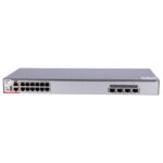 Ruijie RG-CS86-12XMG4VS-UP Switch con Auto-Negociacion - 12 Puertos hasta 10Gbps - 4x SFP28 hasta 25Gbps - PoE/PoE+/PoE++ - 2 Ventiladores Fijos - Fuente de Alimentacion Fija - Color Negro y Gris