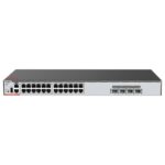 Ruijie RG-CS86-24MG4VS-UP Switch con Auto-Negociacion - 24 Puertos hasta 5Gbps - 4x SFP28 hasta 25Gbps - PoE/PoE+/PoE++ hasta 370W - Fuente de Alimentacion Fija - Color Negro y Gris