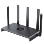 Ruijie RG-EW3000GX PRO Router de Doble Banda - 5 Puertos - Velocidad Inalambrica hasta 3Gbps - WiFi 6 AX3000 - Soporte Mesh - Color Negro