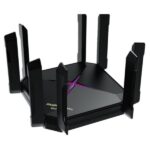 Ruijie RG-EW6000GX Router - 5 Puertos - Velocidad Inalambrica hasta 6Gbps - WiFi 6 AX6000 - Soporte Mesh - Color Negro