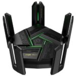 Ruijie RG-EW7200BE PRO Router de Doble Banda - 9 Puertos - WiFi 7 BE7200 - Velocidad Inalambrica hasta 7.2Gbps - Soporte Mesh - Gestion en la Nube - Color Negro