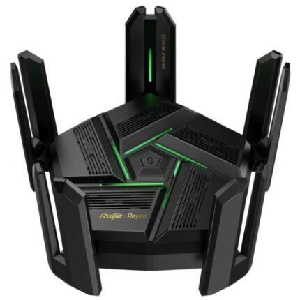 Ruijie RG-EW7200BE PRO Router de Doble Banda - 9 Puertos - WiFi 7 BE7200 - Velocidad Inalambrica hasta 7.2Gbps - Soporte Mesh - Gestion en la Nube - Color Negro